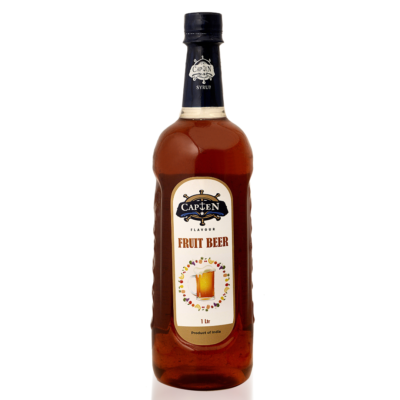 CAPTEN Original Fruit Beer Flavoured Syrup 1L | Non-Alcoholic Sweet & Tangy Syrup for Cocktails, Mocktails, Mixers, Juices & Beverages
